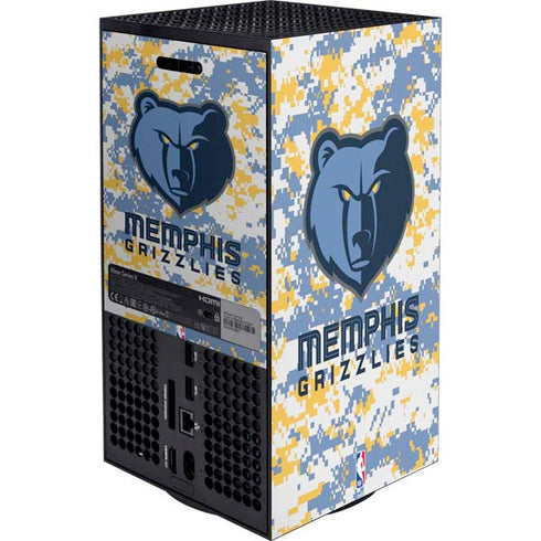 NBA Memphis Grizzlies Digi Camo XBox Series X Digital Edition Bundle Skin