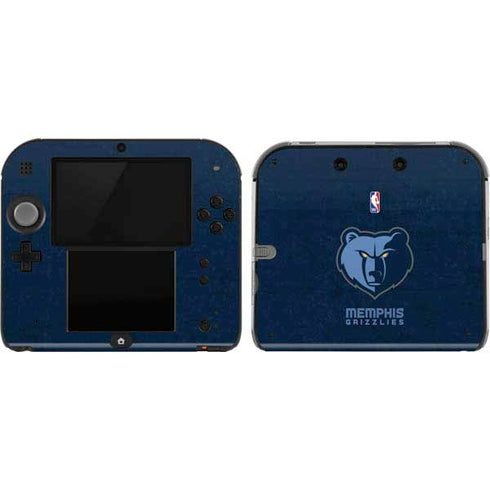 NBA Memphis Grizzlies Distressed Nintendo 2DS Skin