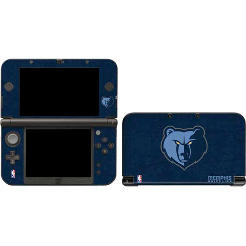 NBA Memphis Grizzlies Distressed 3DS XL 2015 Skin
