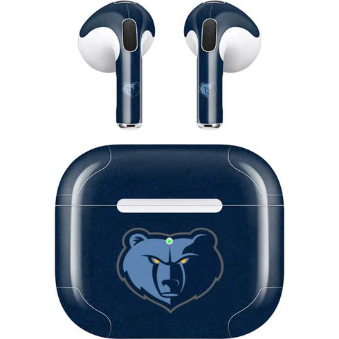 NBA Memphis Grizzlies Distressed Apple AirPods (3rd Gen 2021) Skin
