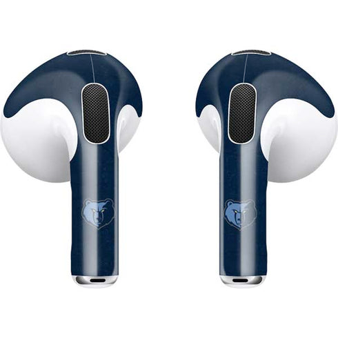 NBA Memphis Grizzlies Distressed Apple AirPods (3rd Gen 2021) Skin