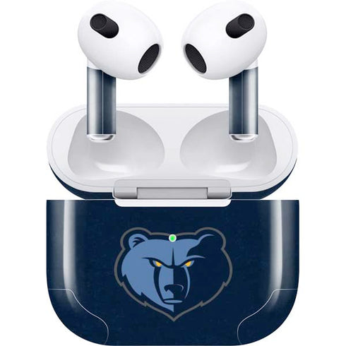NBA Memphis Grizzlies Distressed Apple AirPods (3rd Gen 2021) Skin