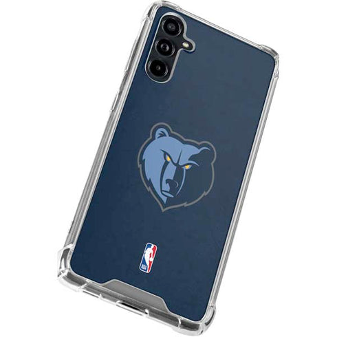NBA Memphis Grizzlies Distressed Galaxy A54 5G Clear Case