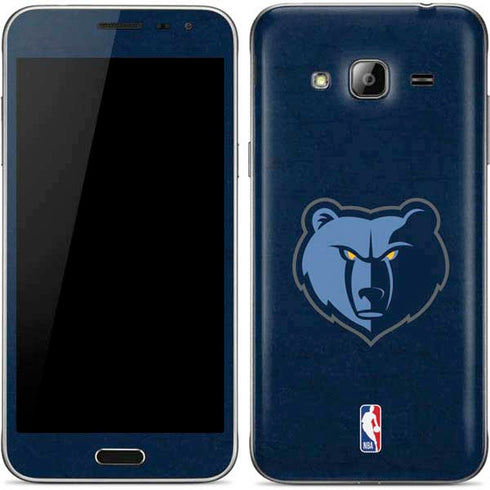 NBA Memphis Grizzlies Distressed Galaxy J3 Skin