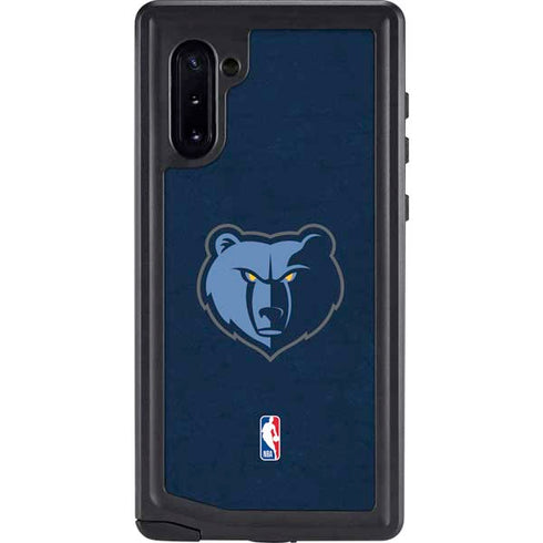 NBA Memphis Grizzlies Distressed Galaxy Note 10 Waterproof Case