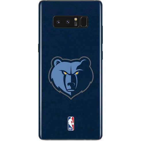 NBA Memphis Grizzlies Distressed Galaxy Note 8 Skin