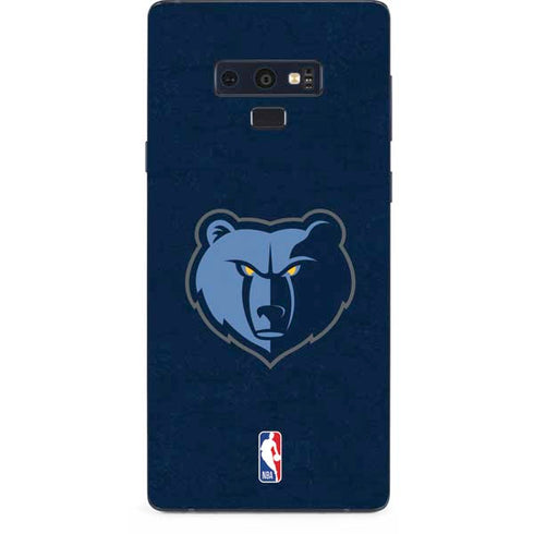 NBA Memphis Grizzlies Distressed Galaxy Note 9 Skin