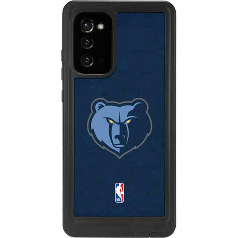 NBA Memphis Grizzlies Distressed Galaxy Note20 5G Waterproof Case