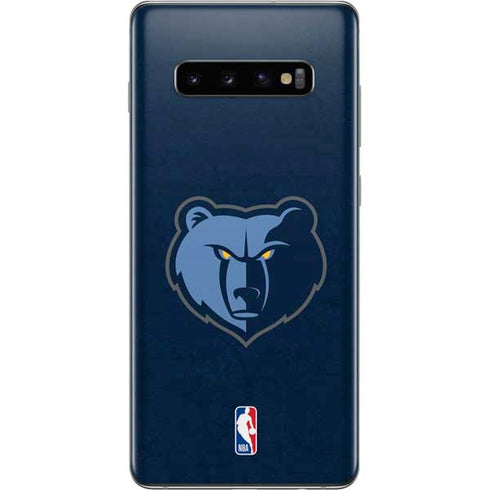 NBA Memphis Grizzlies Distressed Galaxy S10 Plus Skin