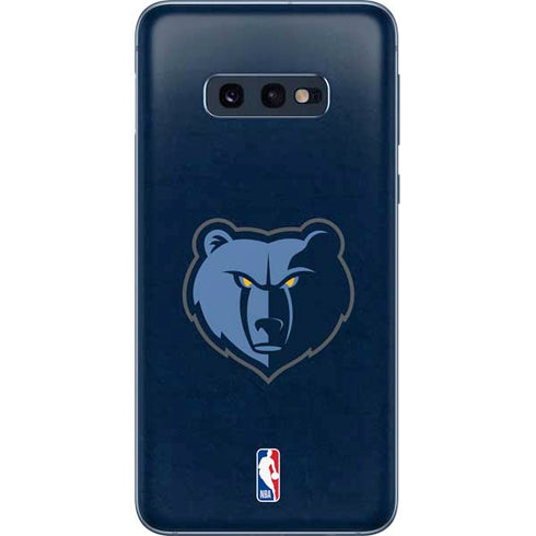 NBA Memphis Grizzlies Distressed Galaxy S10e Skin