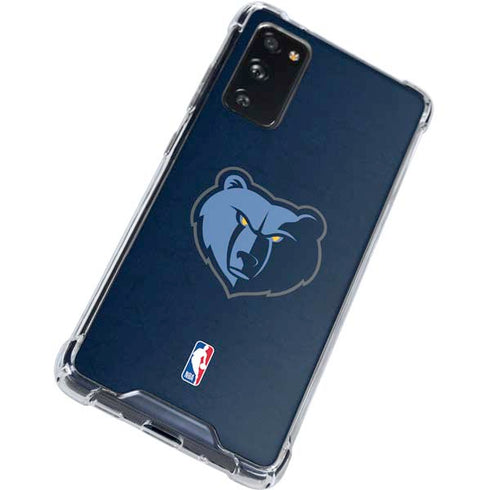 NBA Memphis Grizzlies Distressed Galaxy S20 FE Clear Case