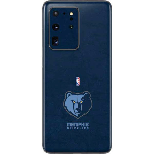 NBA Memphis Grizzlies Distressed Galaxy S20 Ultra 5G Skin