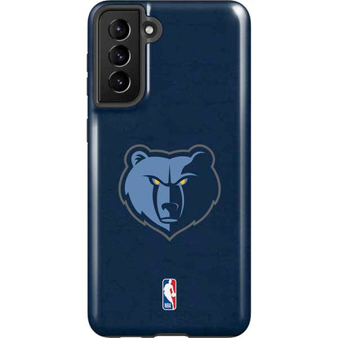 NBA Memphis Grizzlies Distressed Galaxy S21 FE Pro Case