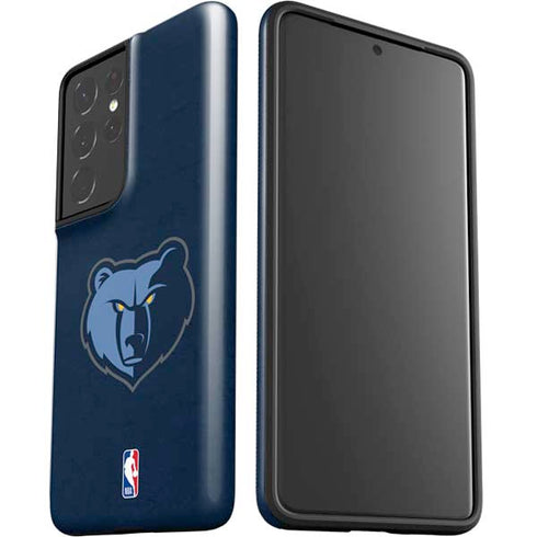 NBA Memphis Grizzlies Distressed Galaxy S21 Ultra 5G Pro Case