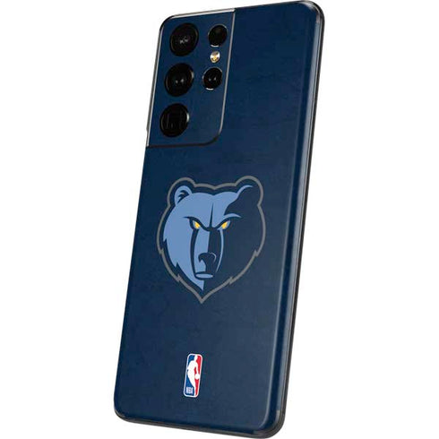 NBA Memphis Grizzlies Distressed Galaxy S21 Ultra 5G Skin