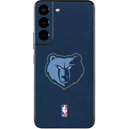 NBA Memphis Grizzlies Distressed Galaxy S22 Skin