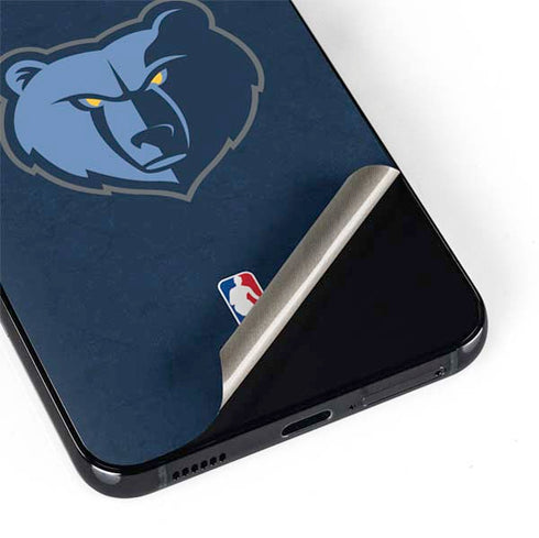 NBA Memphis Grizzlies Distressed Galaxy S22 Skin