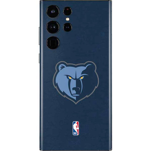 NBA Memphis Grizzlies Distressed Galaxy S22 Ultra Skin