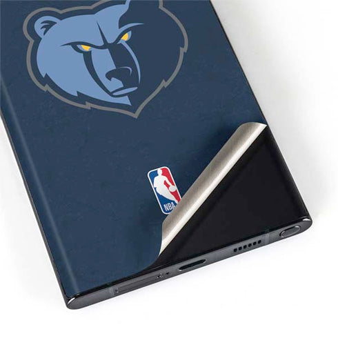 NBA Memphis Grizzlies Distressed Galaxy S22 Ultra Skin