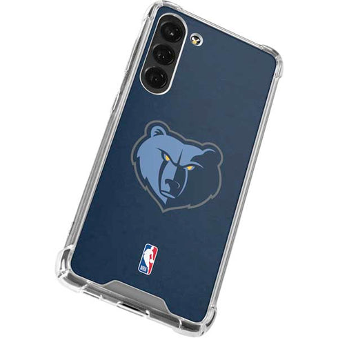 NBA Memphis Grizzlies Distressed Galaxy S23 Plus Clear Case