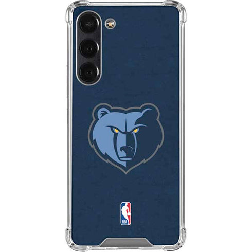 NBA Memphis Grizzlies Distressed Galaxy S24 FE Clear Case