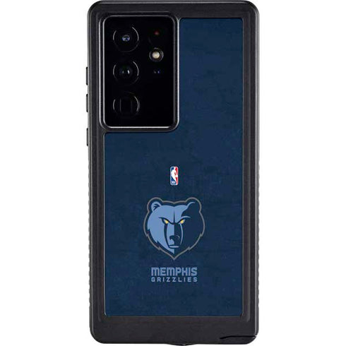 NBA Memphis Grizzlies Distressed Galaxy S24 Ultra Waterproof Case