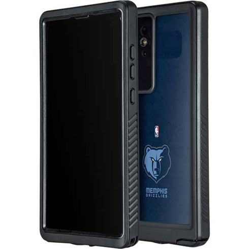 NBA Memphis Grizzlies Distressed Galaxy S24 Ultra Waterproof Case