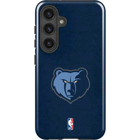 NBA Memphis Grizzlies Distressed Galaxy S25 Impact Case