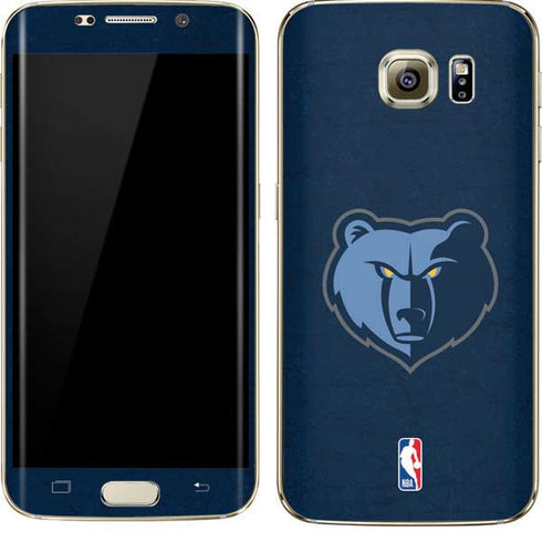 NBA Memphis Grizzlies Distressed Galaxy S7 Edge Skin