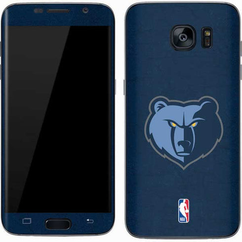 NBA Memphis Grizzlies Distressed Galaxy S7 Skin