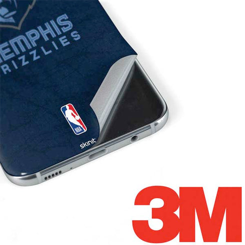 NBA Memphis Grizzlies Distressed Galaxy S8 Skin