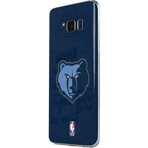 NBA Memphis Grizzlies Distressed Galaxy S8 Skin