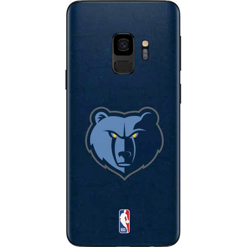 NBA Memphis Grizzlies Distressed Galaxy S9 Skin