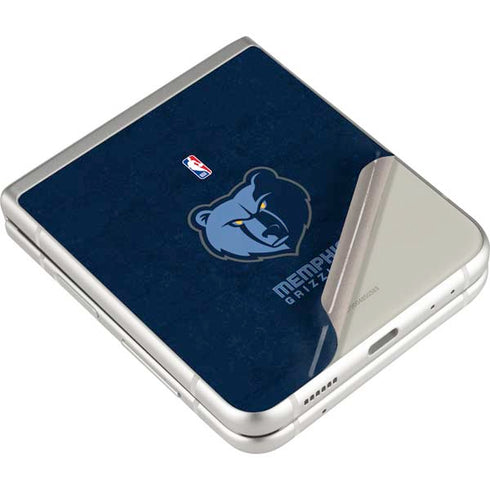 NBA Memphis Grizzlies Distressed Galaxy Z Flip3 5G Skin
