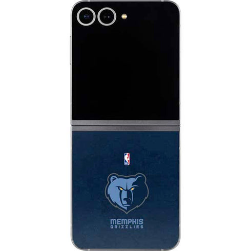 NBA Memphis Grizzlies Distressed Galaxy Z Flip6 Skin