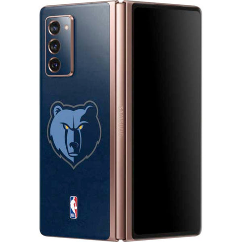 NBA Memphis Grizzlies Distressed Galaxy Z Fold2 5G Skin