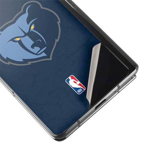 NBA Memphis Grizzlies Distressed Galaxy Z Fold2 5G Skin