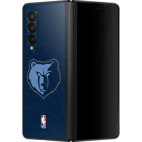 NBA Memphis Grizzlies Distressed Galaxy Z Fold3 5G Skin