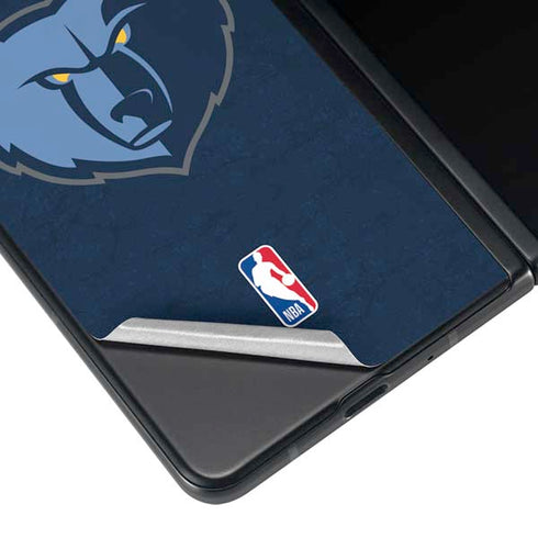 NBA Memphis Grizzlies Distressed Galaxy Z Fold3 5G Skin