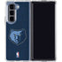NBA Memphis Grizzlies Distressed Galaxy Z Fold5 5G Clear Case