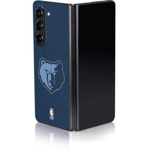 NBA Memphis Grizzlies Distressed Galaxy Z Fold5 5G Skin