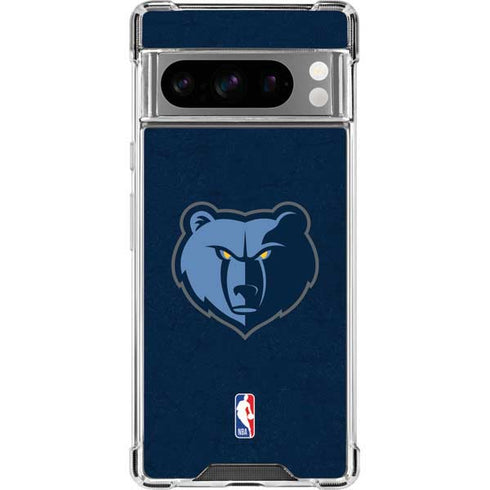 NBA Memphis Grizzlies Distressed Google Pixel 8 Pro Clear Case