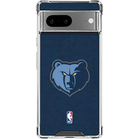 NBA Memphis Grizzlies Distressed Google Pixel 8a Clear Case