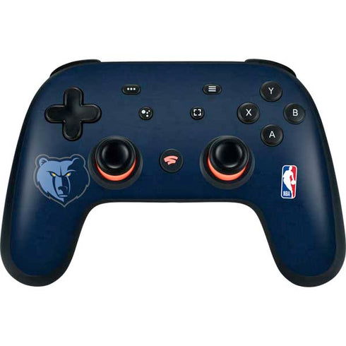 NBA Memphis Grizzlies Distressed Google Stadia Controller Skin