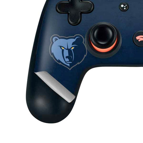 NBA Memphis Grizzlies Distressed Google Stadia Controller Skin