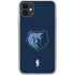 NBA Memphis Grizzlies Distressed iPhone 11 Clear Case