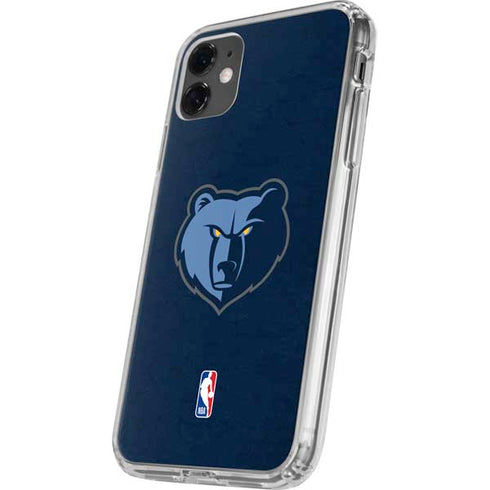 NBA Memphis Grizzlies Distressed iPhone 11 Clear Case