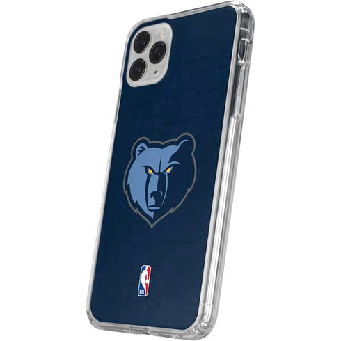 NBA Memphis Grizzlies Distressed iPhone 11 Pro Clear Case
