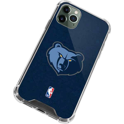 NBA Memphis Grizzlies Distressed iPhone 11 Pro Max Clear Case