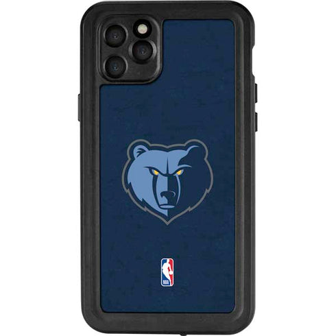 NBA Memphis Grizzlies Distressed iPhone 11 Pro Max Waterproof Case